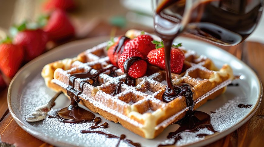 Gaufre de Bruxelles — Sunshine Events, animation pour mariages, anniversaires et soirées d'entreprise en Île-de-France
